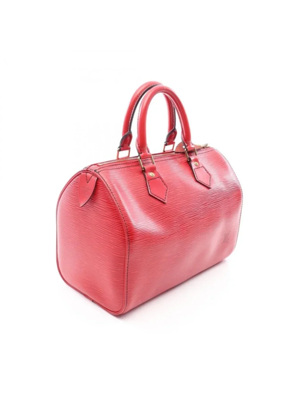 Louis Vuitton Speedy 25 Epi Castilian Red Leather Handbag